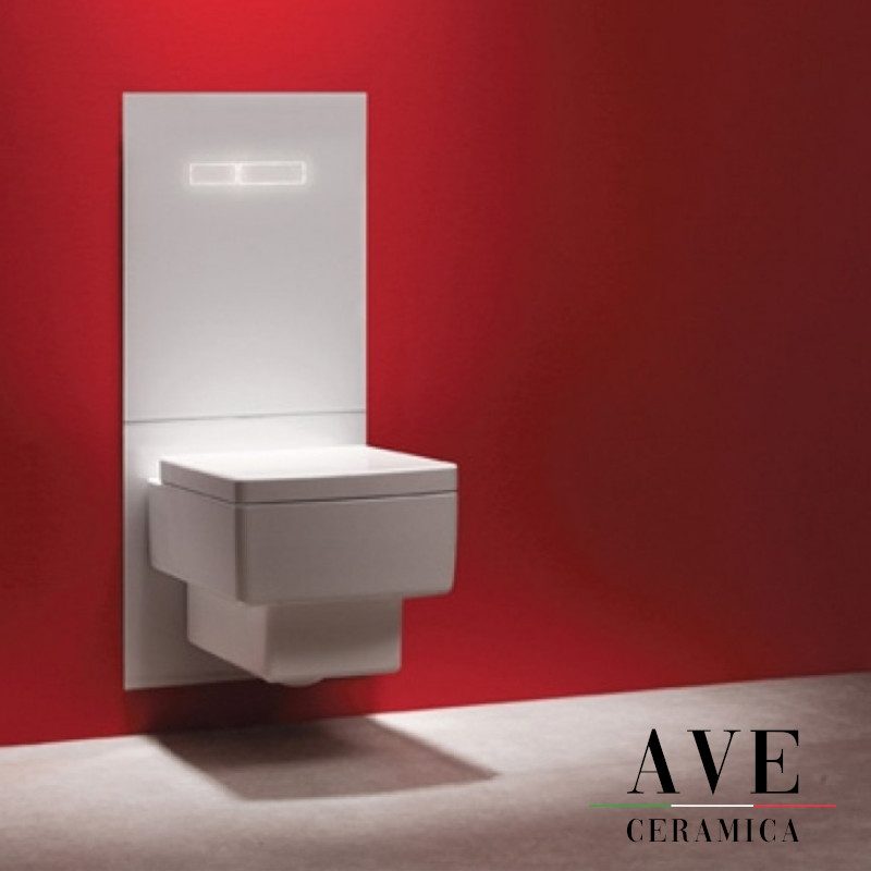 Структура за вграждане и панел TECE LUх White glass - Структури за тоалетни -  AVE Ceramica