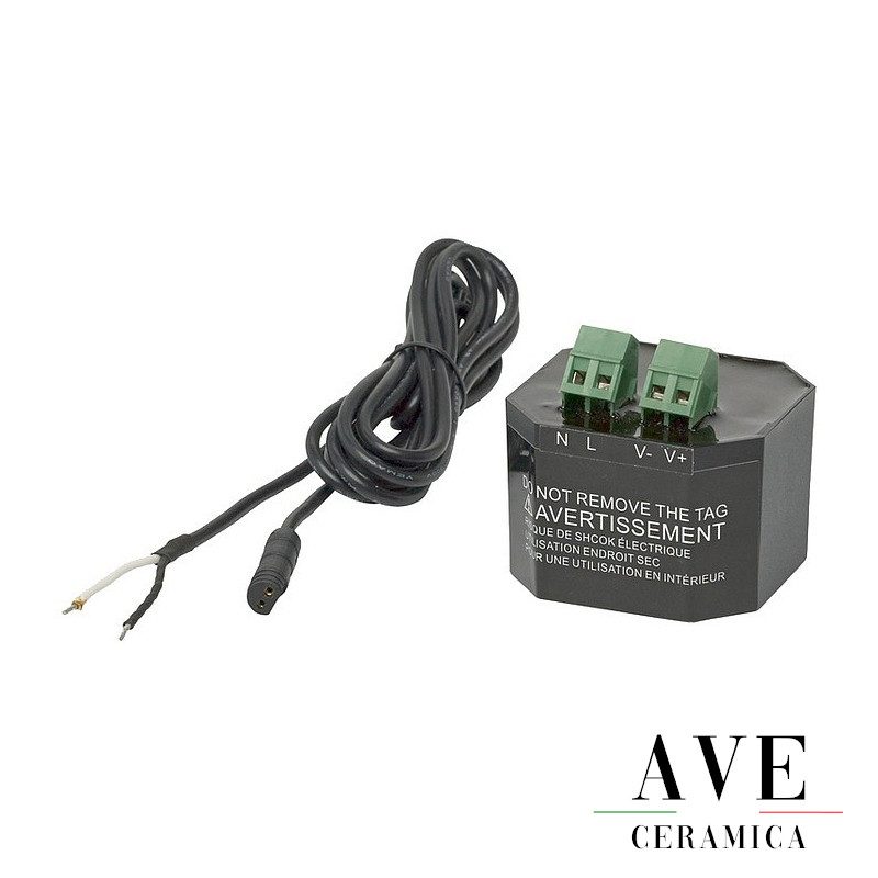 Структура за вграждане с активатор TECE LUх mini Black glass - Структури за тоалетни -  AVE Ceramica