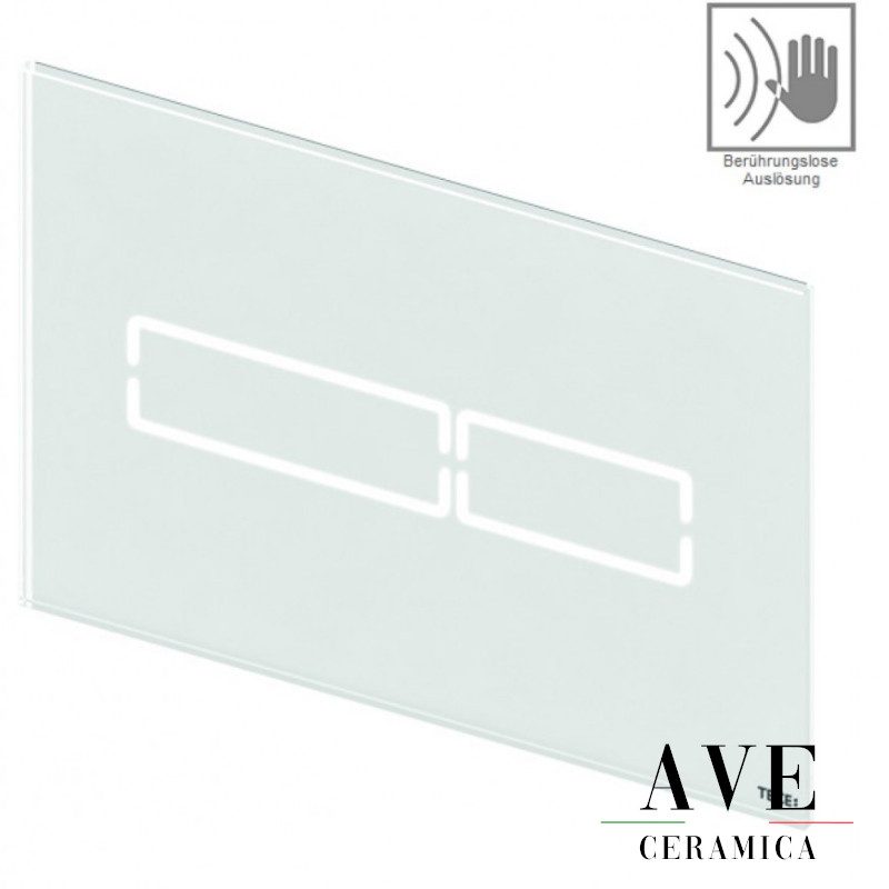 Структура за вграждане с активатор TECE LUх mini White glass - Структури за тоалетни -  AVE Ceramica