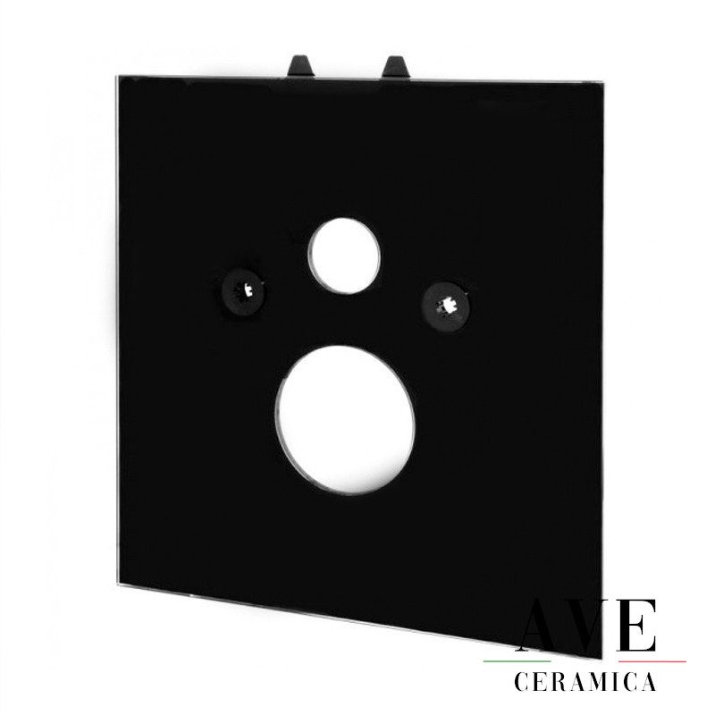 Структура за вграждане и панел TECE LUх Black glass - Структури за тоалетни -  AVE Ceramica