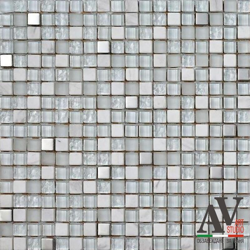 Стъклокерамична мозайка Lagos Glacier 30х30см - Shop -  AVE Ceramica