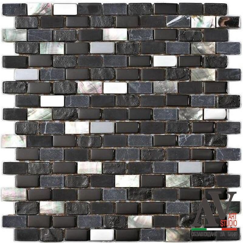 Стъклокерамична мозайка Nacar Abyss 30х30см - AVE Ceramica