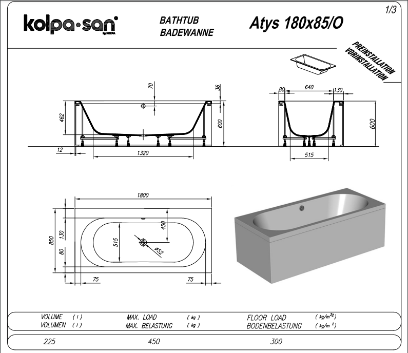 Свободностояща вана Atys /O - Shop -  AVE Ceramica