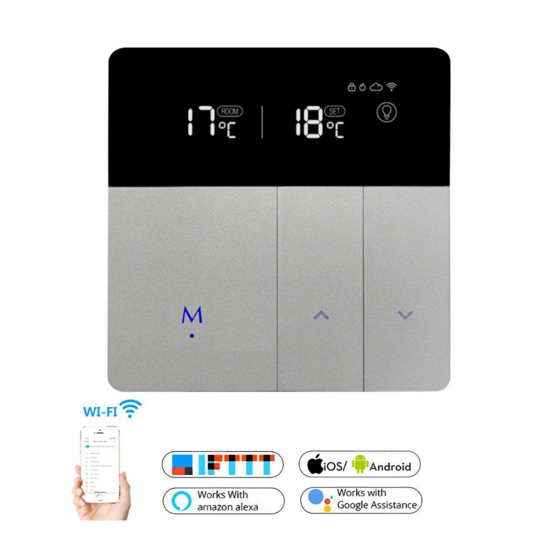 Терморегулатор CUBЕЕ Wi-Fi - AVE Ceramica