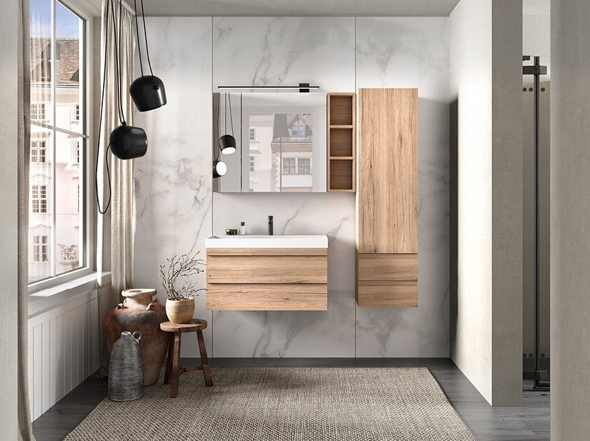 Вертикален шкаф за баня Naomi N 1501 - Shop -  AVE Ceramica
