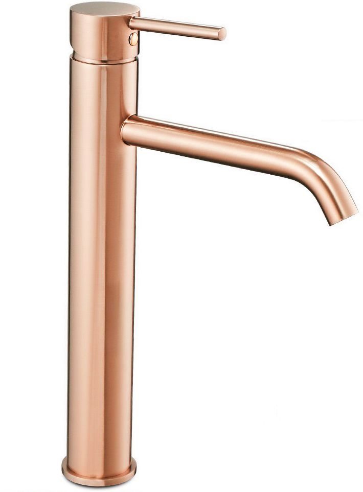 Висок смесител за мивка Lungo rose gold - Shop -  AVE Ceramica