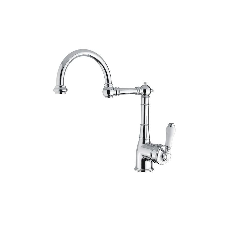 Shop - Висок смесител за мивка Lavelli Fleхdoccia с въртящ чучур 30715 - AVE Ceramica